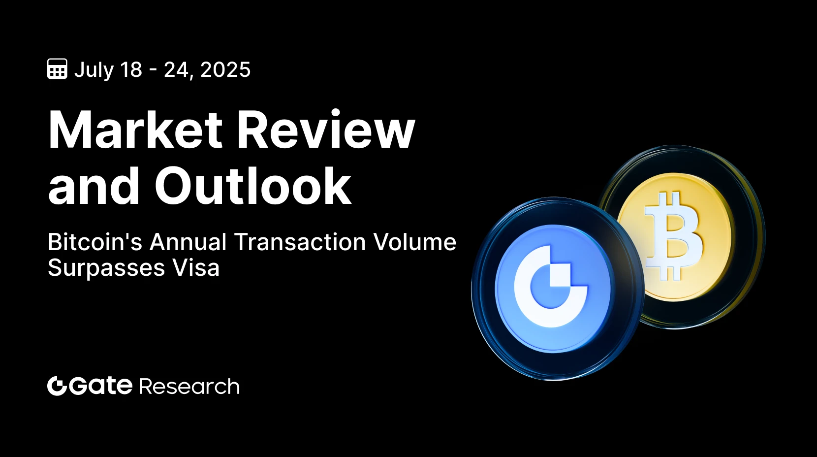 Gate Research Institute: Bitcoin's Annual Transaction Volume Surpasses Visa | Merlin 2.0 Builds "Interest-Bearing and Tradable" BTC Summary