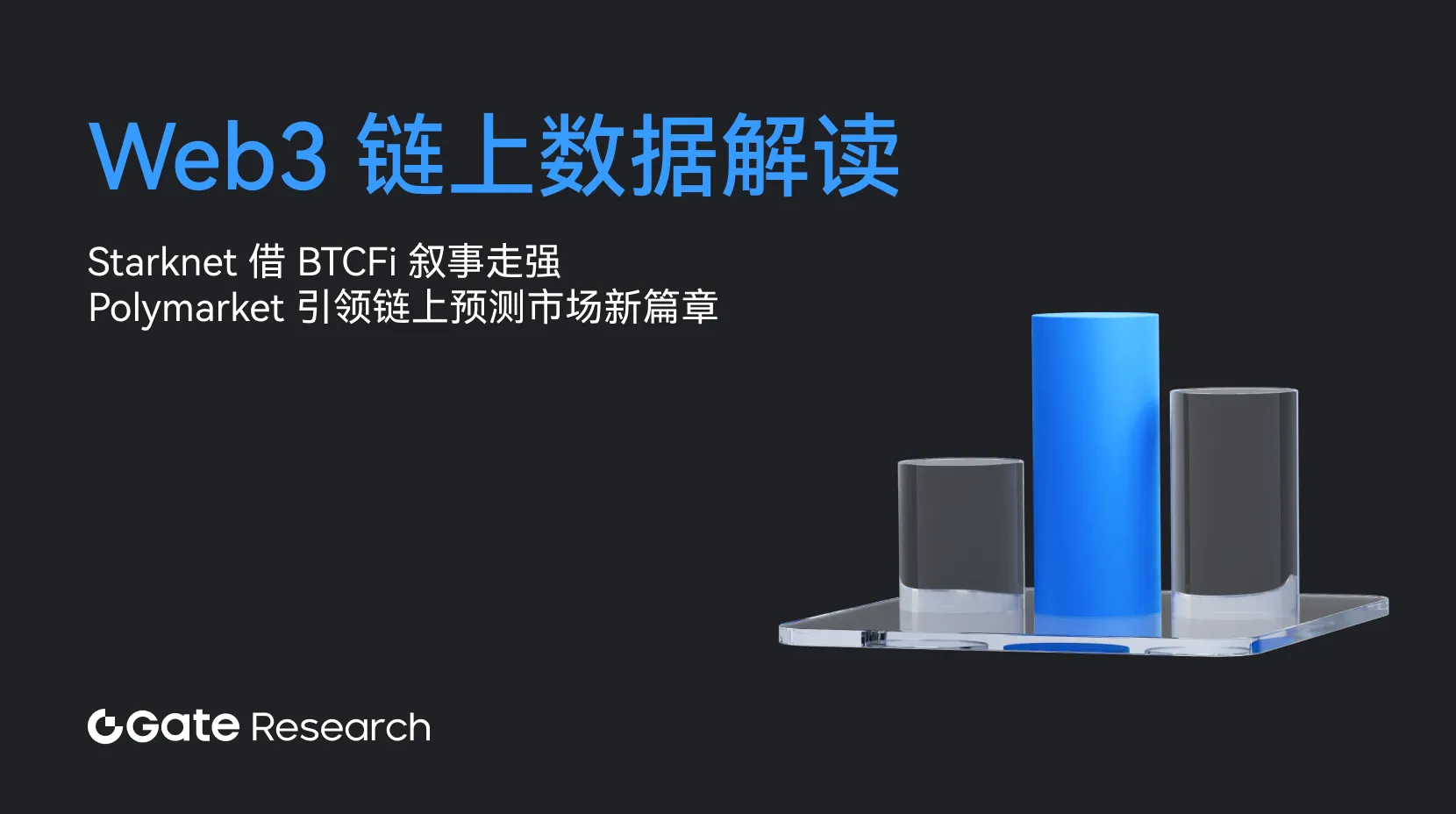 Gate 研究院：Starknet 借 BTCFi 叙事走强，Polymarket 引领链上预测市场新篇章｜2025 年 10 月 Web3 链上数据解读