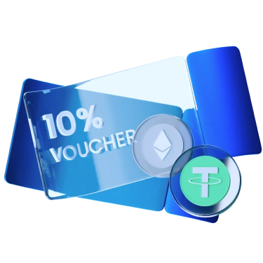 Deposit ETH to Get 10% Rate-up Voucher , Claim up to 1,000 USDT via futures trading